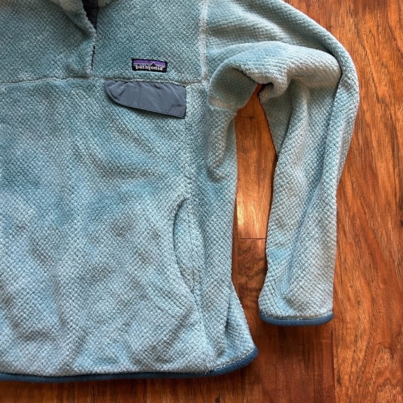 Patagonia Women’s Size XS Teal Half Snap Fleece Pullover - Picture 3 of 10